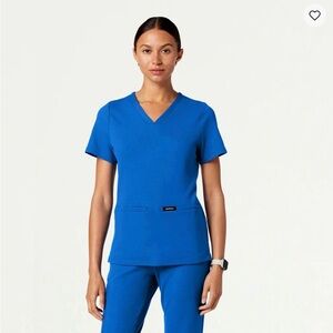 Blue Women's blue uniform pants + shirt